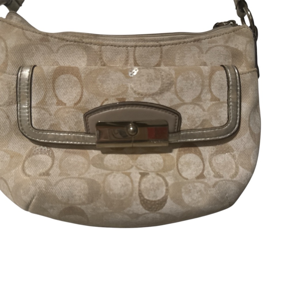Elegant Cream Designer Shoulder Bag
